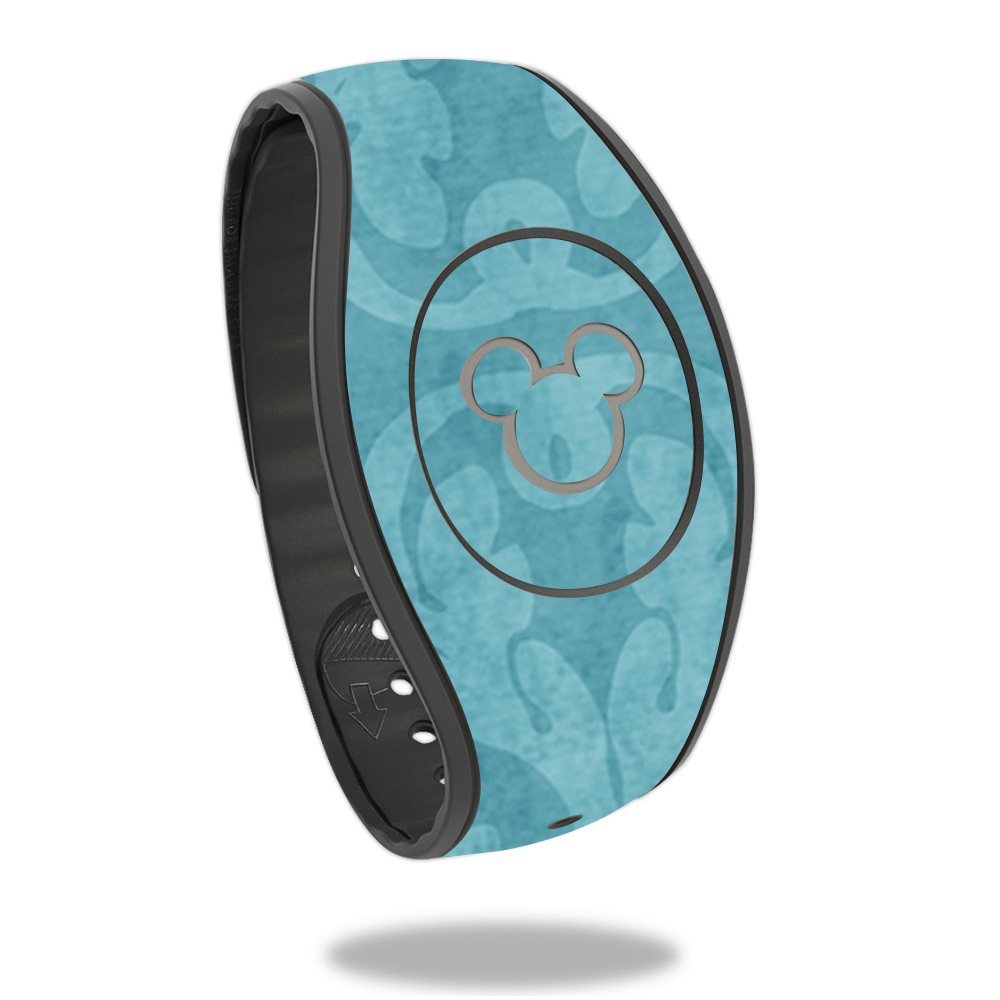 Picture of MightySkins DIMABA17-Baby Blue Jacquard Skin for Disney Magicband 2 - Baby Blue Jacquard
