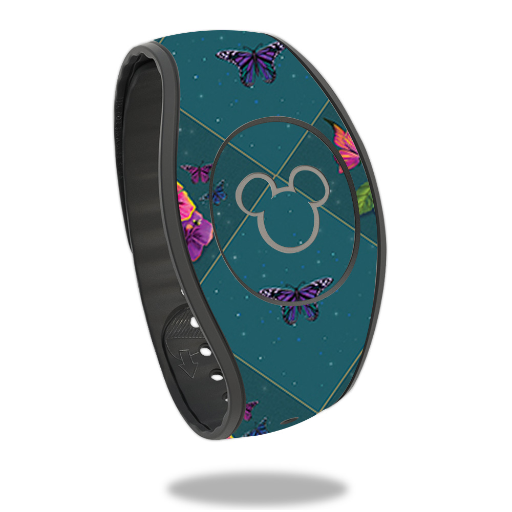 Picture of MightySkins DIMABA17-Botanical Butterflies Skin for Disney Magicband 2 - Botanical Butterflies