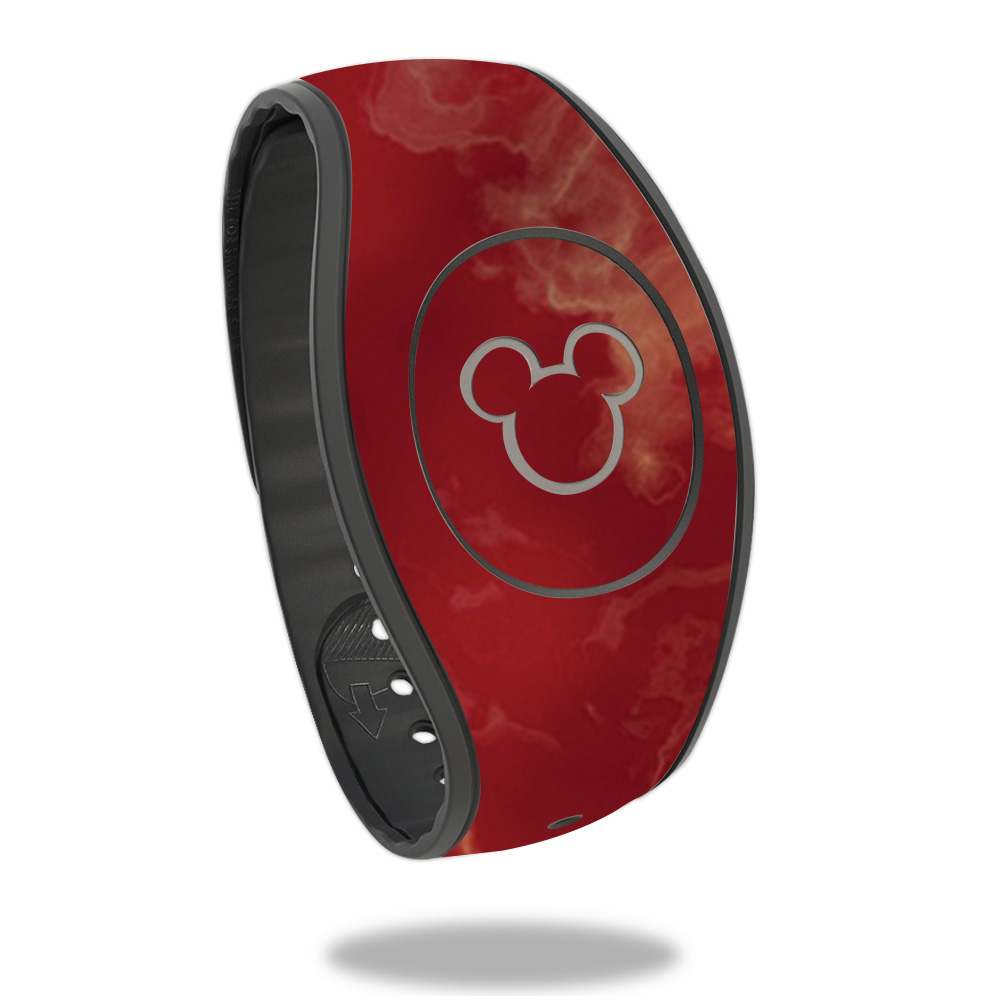 Picture of MightySkins DIMABA17-Crimson Marble Skin for Disney Magicband 2 - Crimson Marble