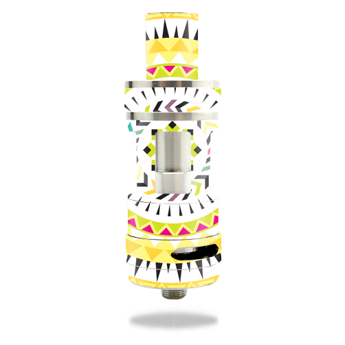 Picture of MightySkins UWRAFALE-Yellow Aztec Skin for Uwell Rafale Tank Mod Sticker - Vape Yellow Aztec