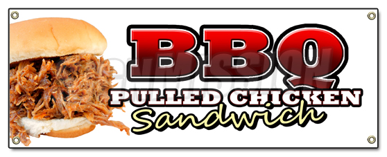 SignMission B-Bbq Pulled Chicken Sandwic