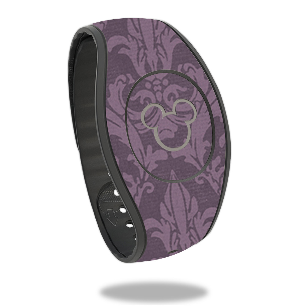 Picture of MightySkins DIMABA17-Plum Damask Skin for Disney Magicband 2 - Plum Damask