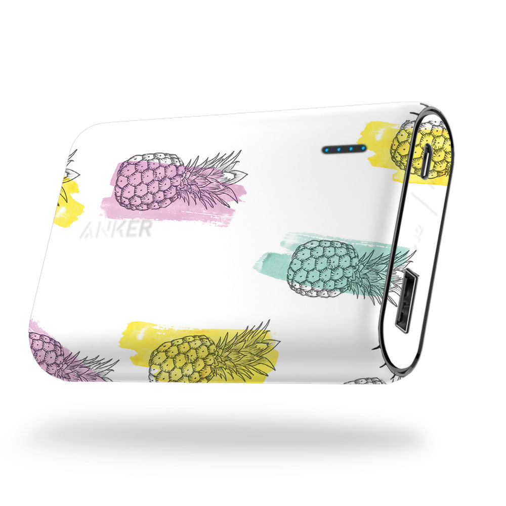 Picture of MightySkins ANPC10K-Funky Pineapples Skin for Anker Powercore 10000 - Funky Pineapples