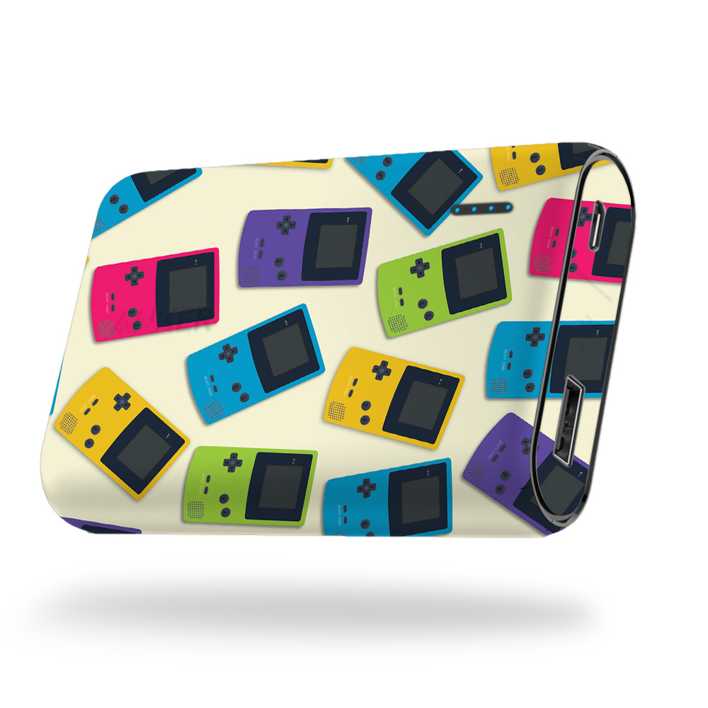 Picture of MightySkins ANPC10K-Game Kid Color Tile Skin for Anker Powercore 10000 - Game Kid Pink