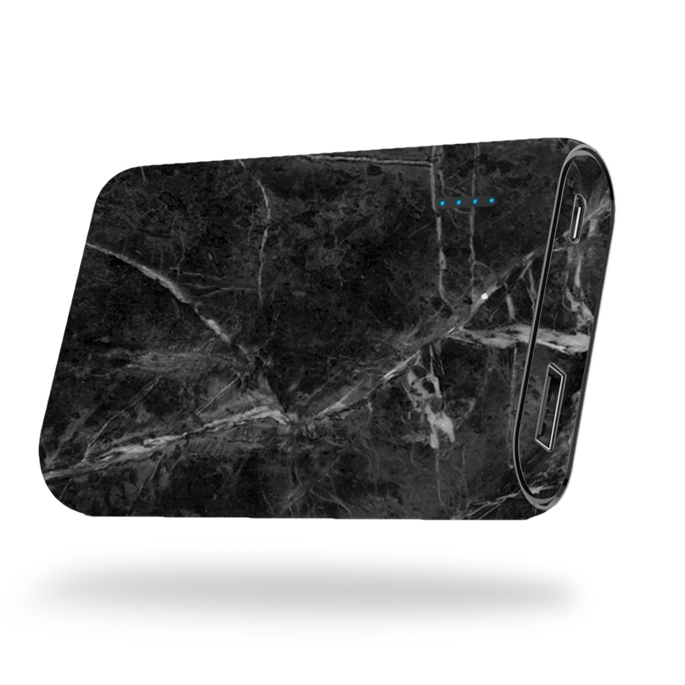 Picture of MightySkins ANPC10K-Black Marble Skin for Anker Powercore 10000 - Black Marble