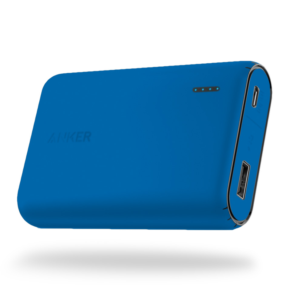 Picture of MightySkins ANPC10K-Solid Blue Skin for Anker Powercore 10000 - Solid Blue