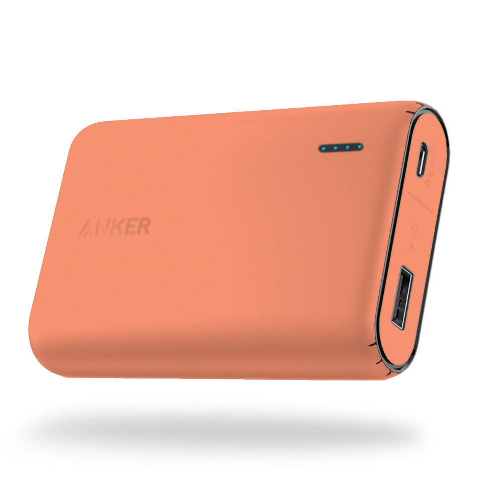 Picture of MightySkins ANPC10K-Solid Peach Skin for Anker Powercore 10000 - Solid Peach