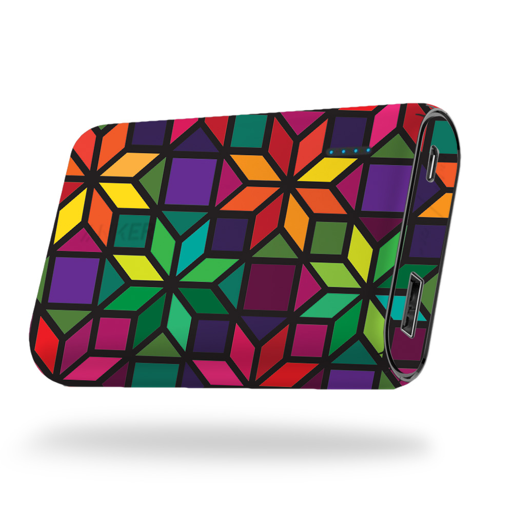 Picture of MightySkins ANPC10K-Stained Glass Window Skin for Anker Powercore 10000 - Stained Glass Window