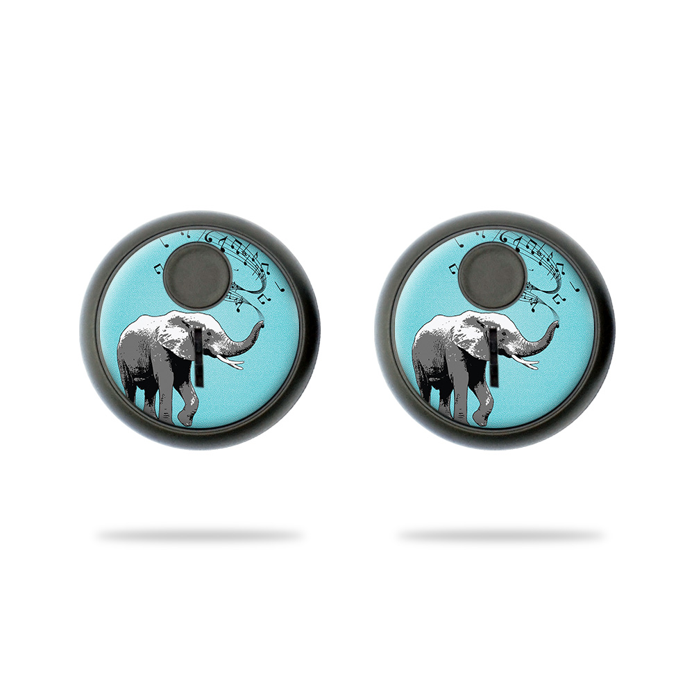 Picture of MightySkins TILEST-Musical Elephant Skin for Tile Sticker 2020 - Musical Elephant - Pack of 2