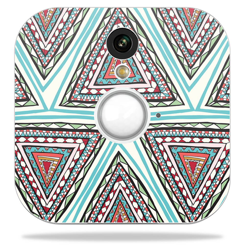 Picture of MightySkins BLHOSE-Aztec Pyramids Skin Decal Wrap for Blink Home Security Camera Sticker - Aztec Pyramids