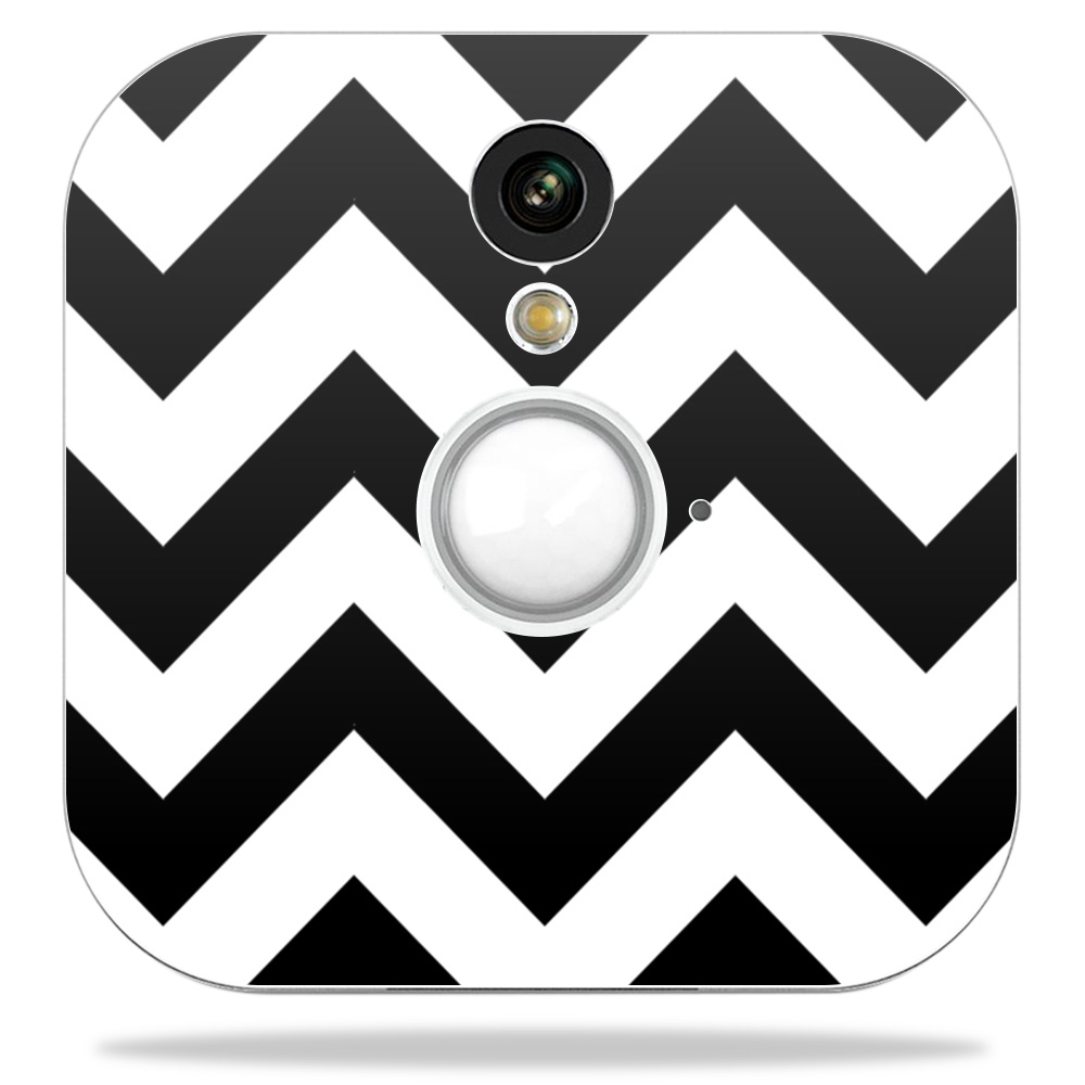 Picture of MightySkins BLHOSE-Black Chevron Skin Decal Wrap for Blink Home Security Camera Sticker - Black Chevron