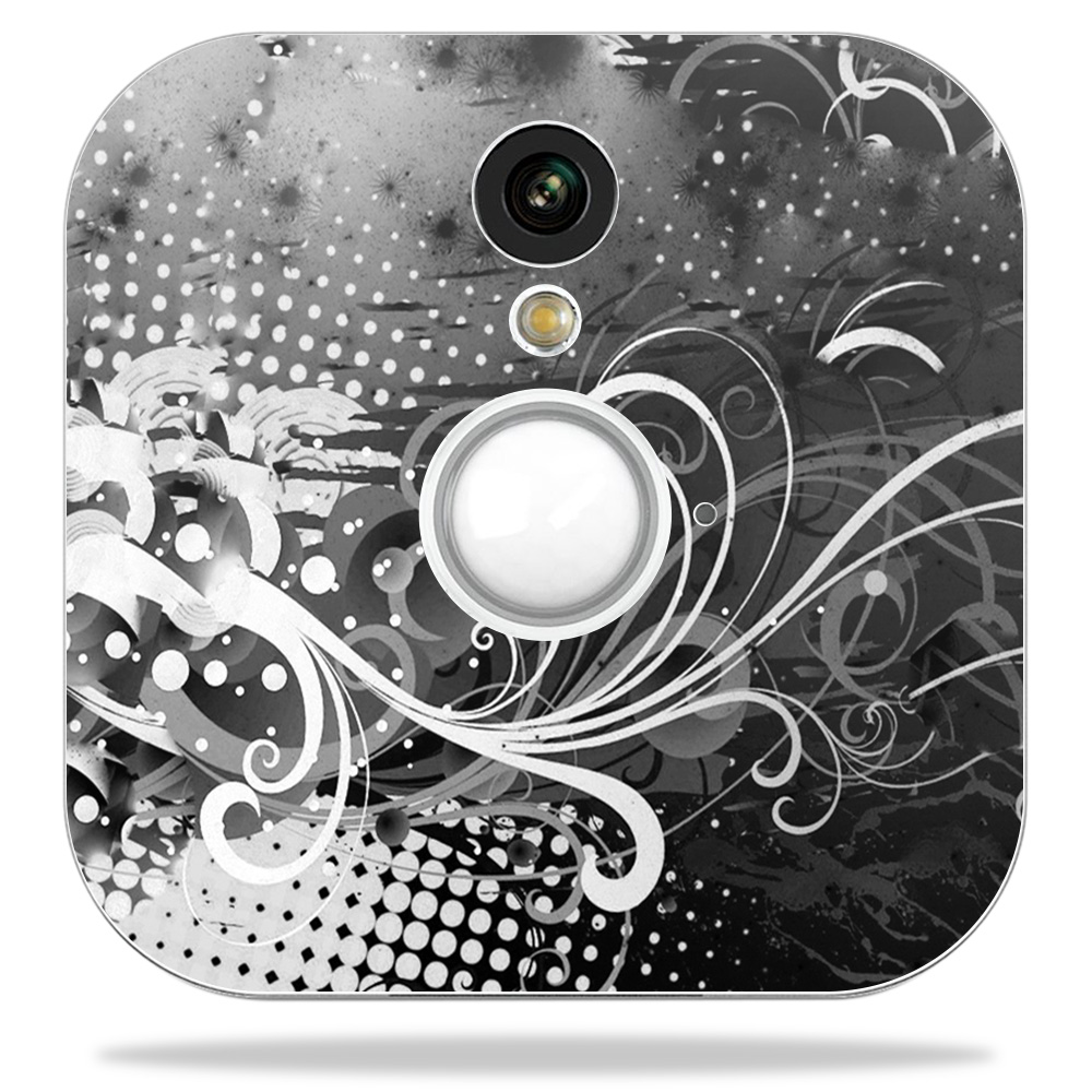Picture of MightySkins BLHOSE-Black Flourish Skin Decal Wrap for Blink Home Security Camera Sticker - Black Flourish