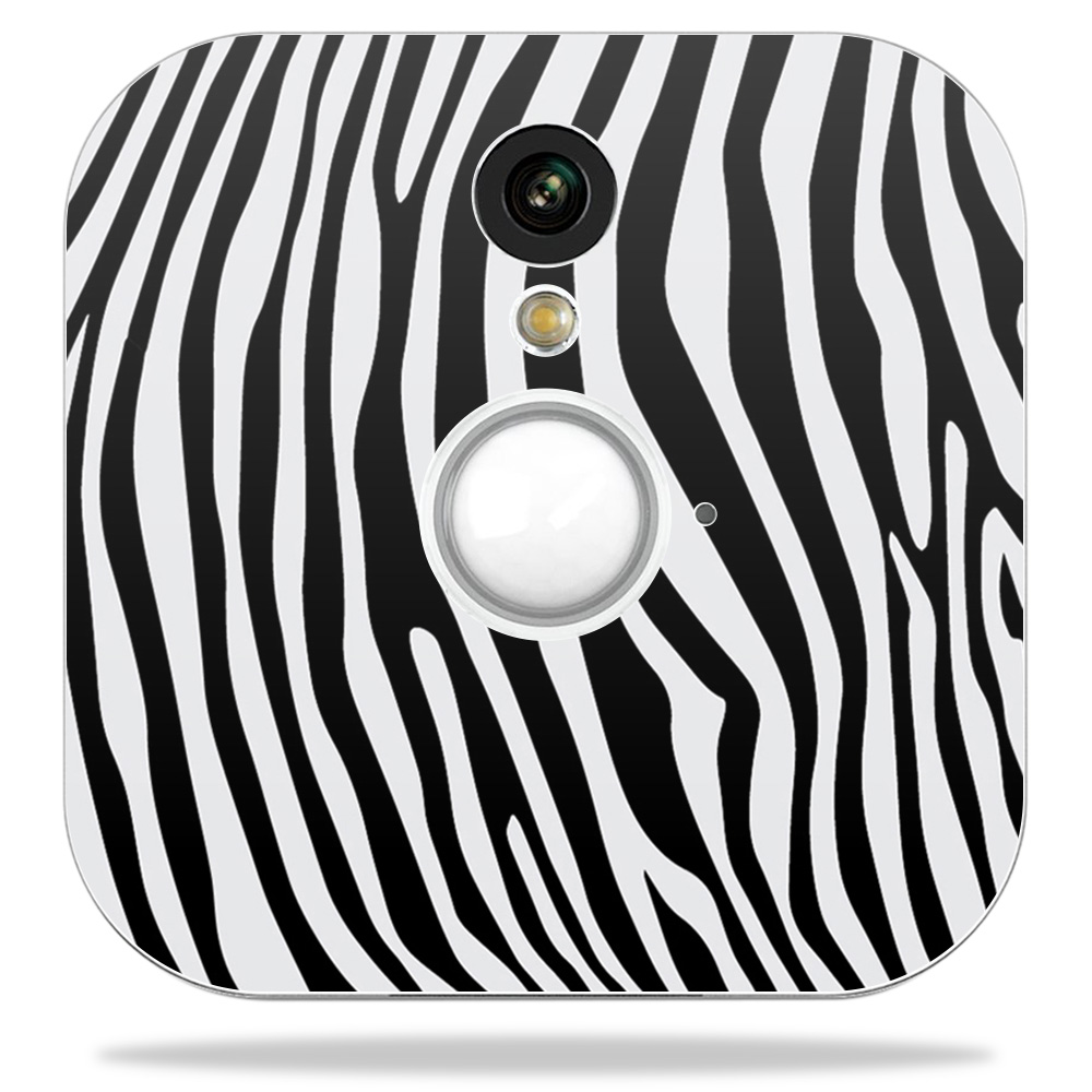 Picture of MightySkins BLHOSE-Black Zebra Skin Decal Wrap for Blink Home Security Camera Sticker - Black Zebra
