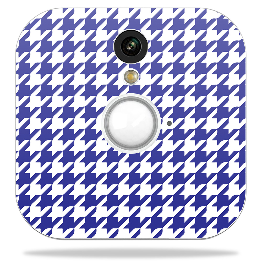Picture of MightySkins BLHOSE-Blue Houndstooth Skin Decal Wrap for Blink Home Security Camera Sticker - Blue Houndstooth