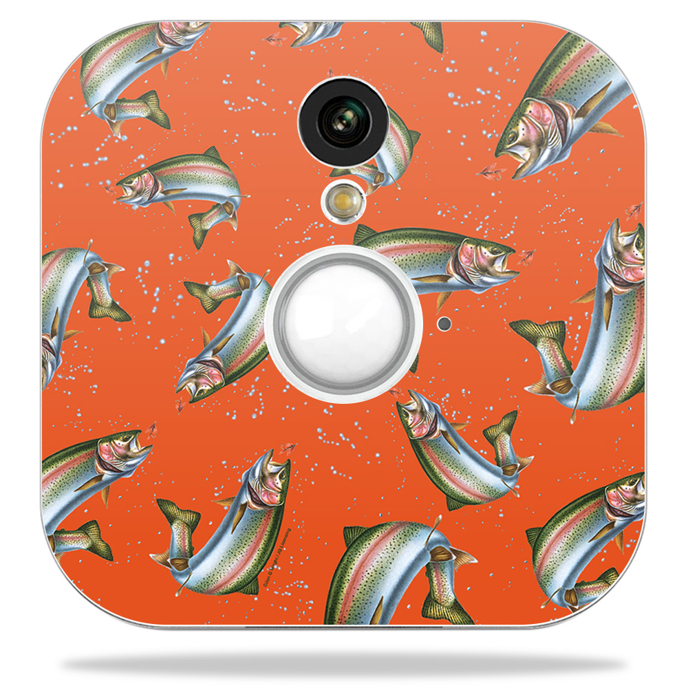 Picture of MightySkins BLHOSE-Trout Collage Skin Decal Wrap for Blink Home Security Camera Sticker - Trout Collage