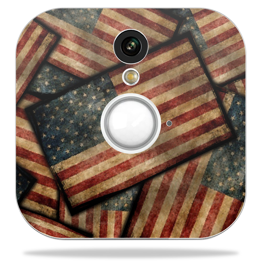 Picture of MightySkins BLHOSE-Vintage American Skin Decal Wrap for Blink Home Security Camera Sticker - Vintage American