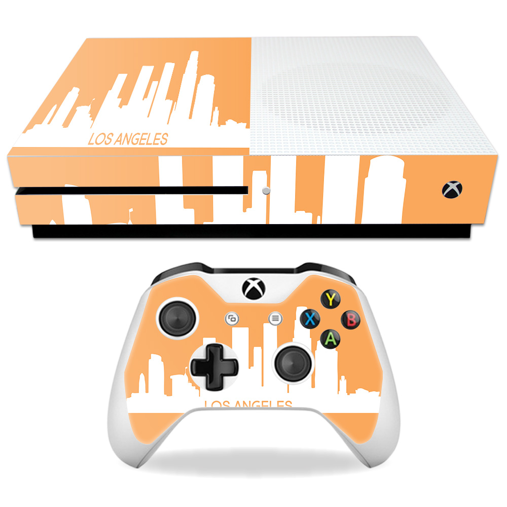 MIXBONES-Los Angeles Skin Decal Wrap for Microsoft Xbox One S - Los Angeles -  MightySkins