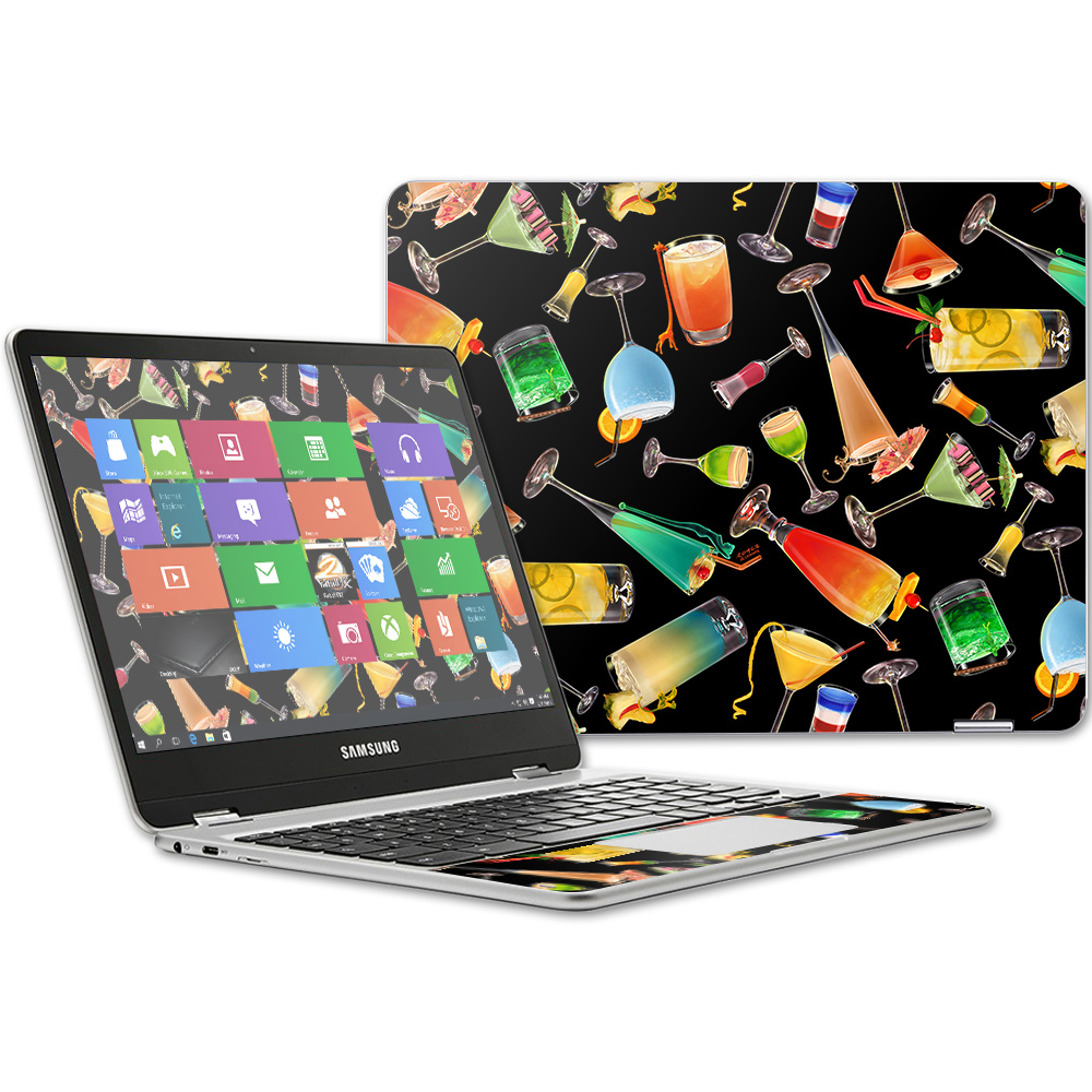SACHBOPL-Cocktail Therapy 12.3 in. Skin Decal Wrap for Samsung Chromebook Plus 2017 - Cocktail Therapy -  MightySkins
