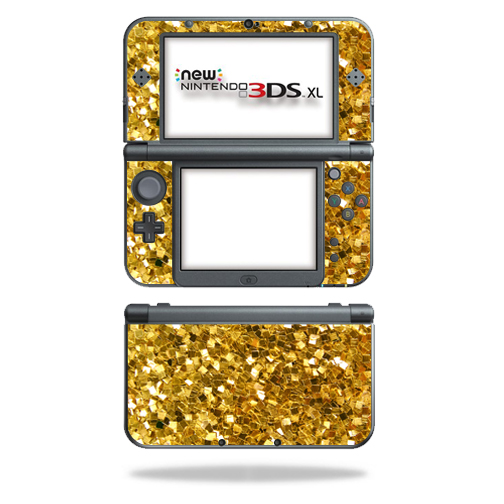 MightySkins NI3DSXL2-Gold Chips