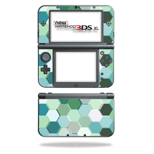 MightySkins NI3DSXL2-Hexagon Tiles