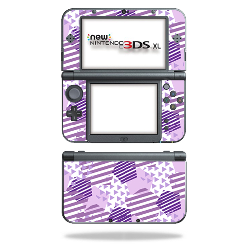 MightySkins NI3DSXL2-Purple Pentagon