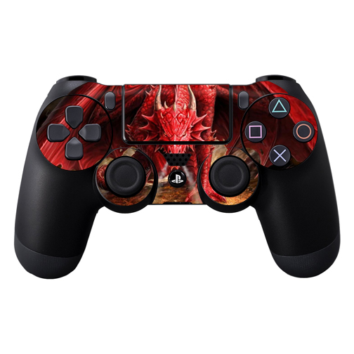 Picture of MightySkins SOPS4CO-Angry Dragon Skin Decal Wrap for DualShock PS4 Controller - Angry Dragon