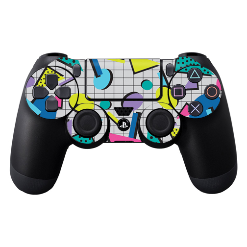 Picture of MightySkins SOPS4CO-Awesome 80s Skin Decal Wrap for DualShock PS4 Controller - Awesome 80s