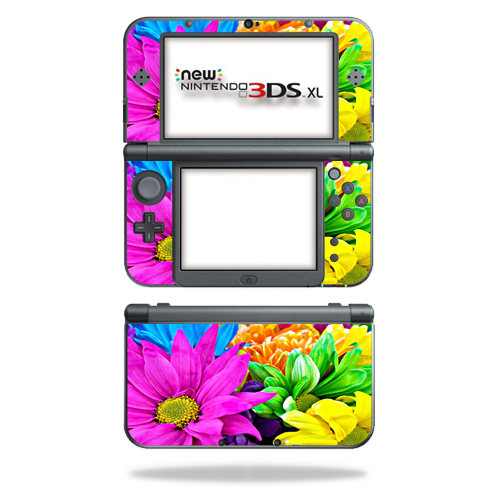 MightySkins NI3DSXL2-Colorful Flowers