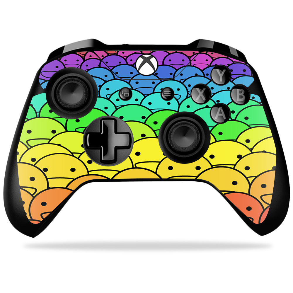 MIXBONXCO-Happy Faces Skin Decal Wrap for Microsoft Xbox One X Controller Sticker - Happy Faces -  MightySkins