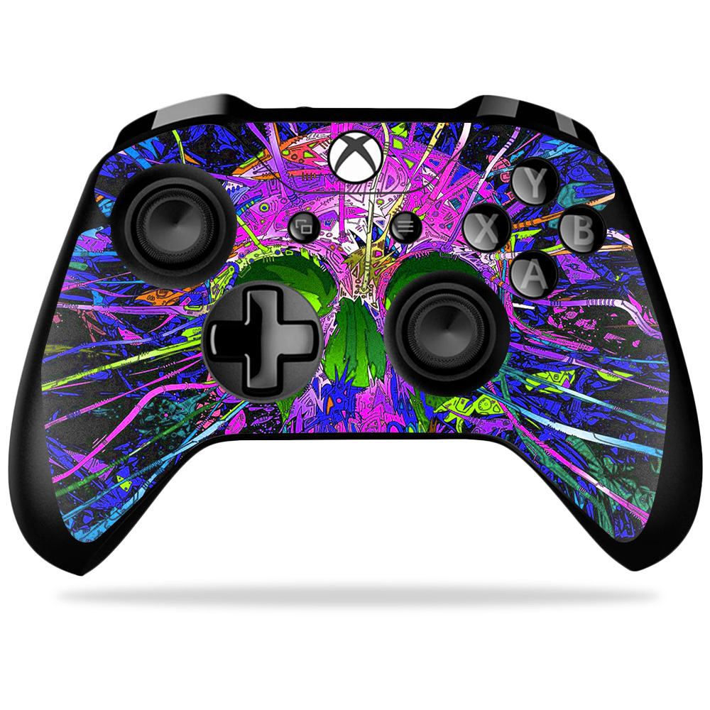 MIXBONXCO-Hard Wired Skin Decal Wrap for Microsoft Xbox One X Controller Sticker - Hard Wired -  MightySkins