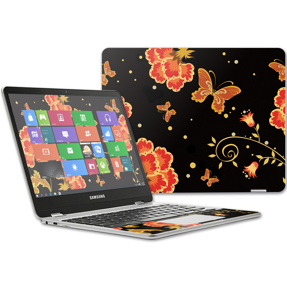 SACHBOPL-Flower Dream Skin Decal Wrap for 12.3 in. Samsung Chromebook Plus 2017 Sticker - Flower Dream -  MightySkins