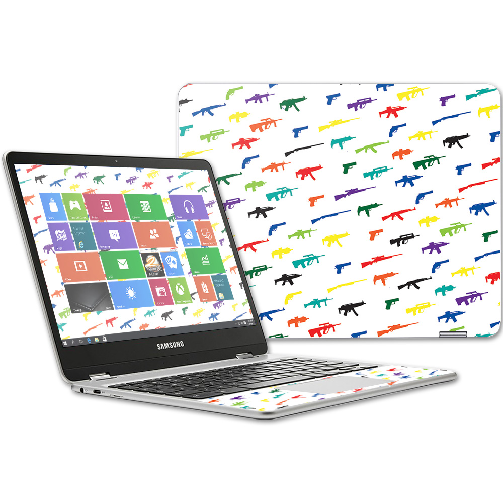 SACHBOPL-Fun Guns Skin Decal Wrap for 12.3 in. Samsung Chromebook Plus 2017 Sticker - Fun Guns -  MightySkins