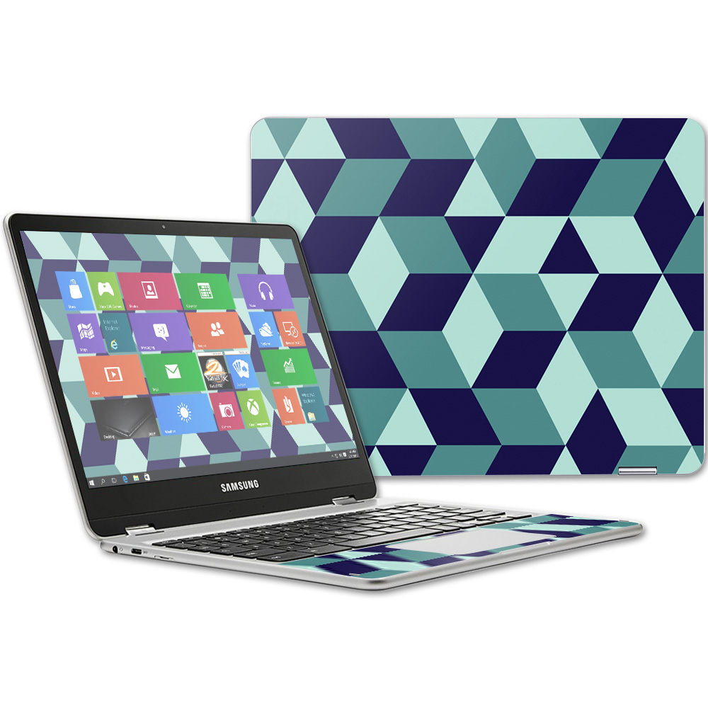 SACHBOPL-Geo Tile Skin Decal Wrap for 12.3 in. Samsung Chromebook Plus 2017 Sticker - Geo Tile -  MightySkins