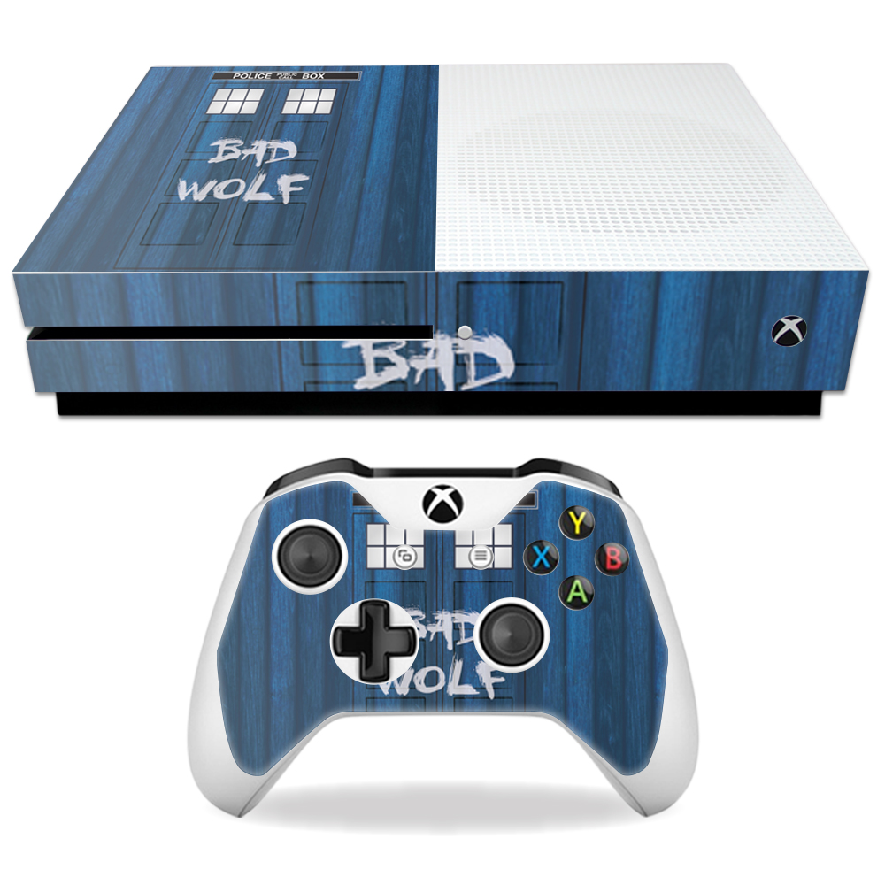 MIXBONES-Time Lord Box Skin Decal Wrap for Microsoft Xbox One S - Time Lord Box -  MightySkins