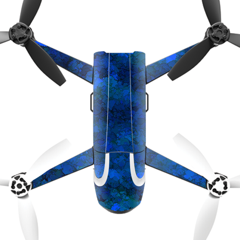 PABEBOP2-Blue Ice Skin Decal Wrap for Parrot Bebop 2 Quadcopter Drone - Blue Ice -  MightySkins