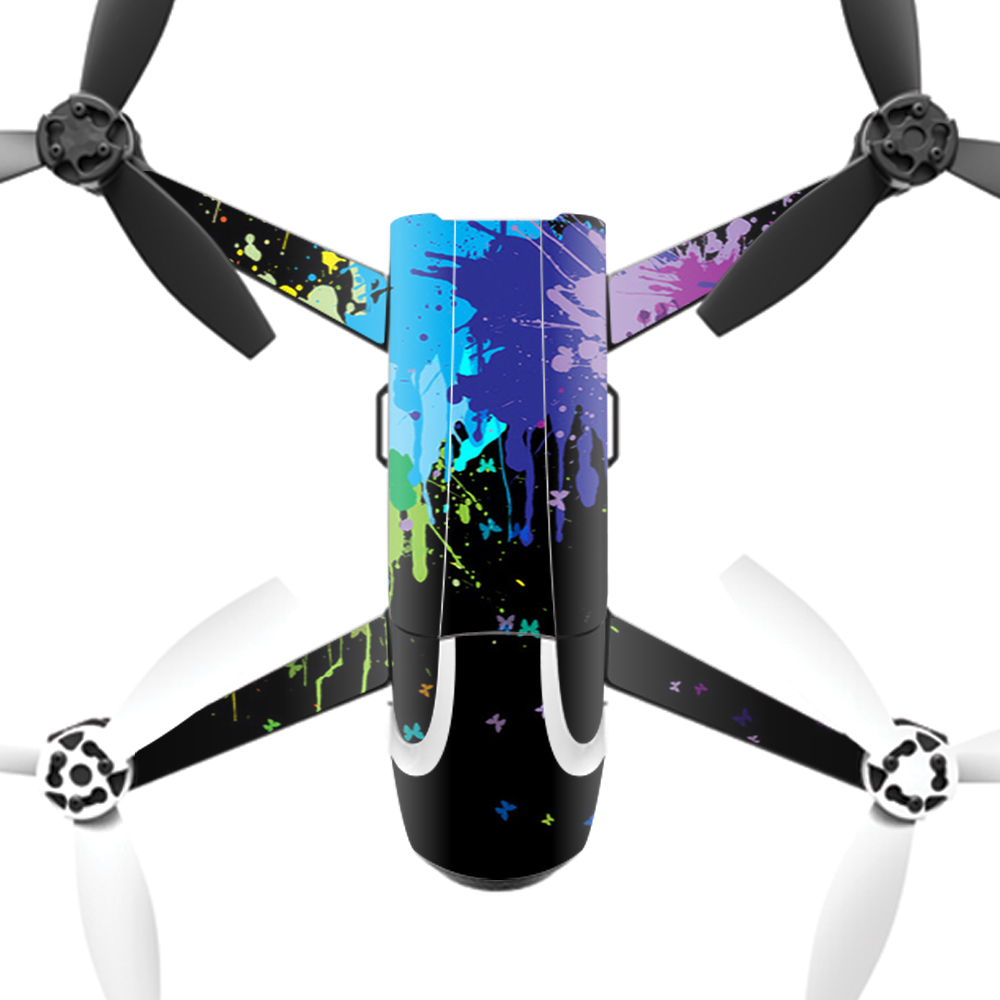 PABEBOP2-Splatter Skin Decal Wrap for Parrot Bebop 2 Quadcopter Drone - Splatter -  MightySkins