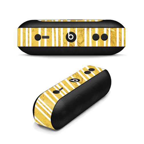 Picture of MightySkins BEPILLPL-Gold Rays Skin Decal Wrap for Beats By Dr. Dre Beats Pill Plus Sticker - Gold Rays