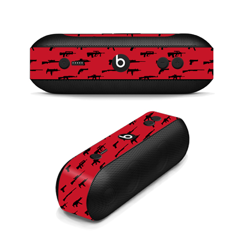 Picture of MightySkins BEPILLPL-Guns Skin Decal Wrap for Beats By Dr. Dre Beats Pill Plus Sticker - Guns