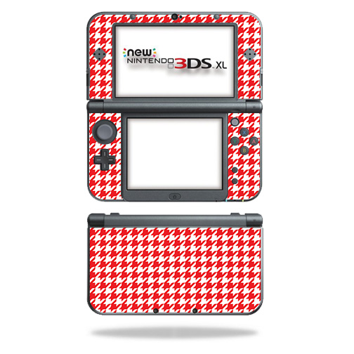 MightySkins NI3DSXL2-Red Houndstooth