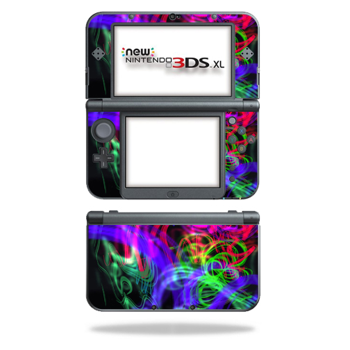 MightySkins NI3DSXL2-Neon Splatter