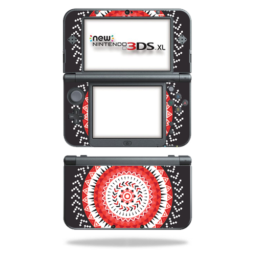 NI3DSXL2-Red Aztec Skin Decal Wrap for New Nintendo 3DS XL 2015 Cover Sticker - Red Aztec -  MightySkins