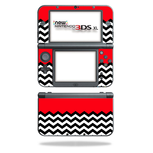 NI3DSXL2-Red Chevron Skin Decal Wrap for New Nintendo 3DS XL 2015 Cover Sticker - Red Chevron -  MightySkins