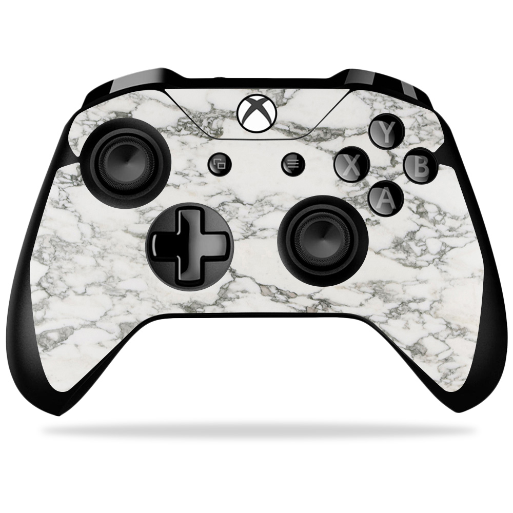 MIXBONXCO-White Marble Skin Decal Wrap for Microsoft Xbox One X Controller Sticker - White Marble -  MightySkins