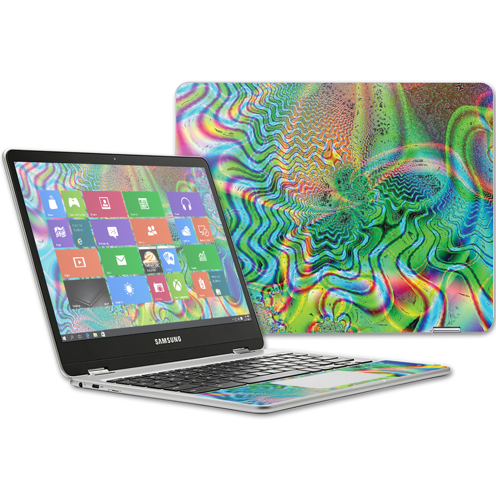 SACHBOPL-Psychedelic Skin Decal Wrap for 12.3 in. Samsung Chromebook Plus 2017 Sticker - Psychedelic -  MightySkins