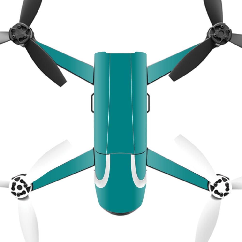 PABEBOP2-Solid Teal Skin Decal Wrap for Parrot Bebop 2 Quadcopter Drone - Solid Teal -  MightySkins