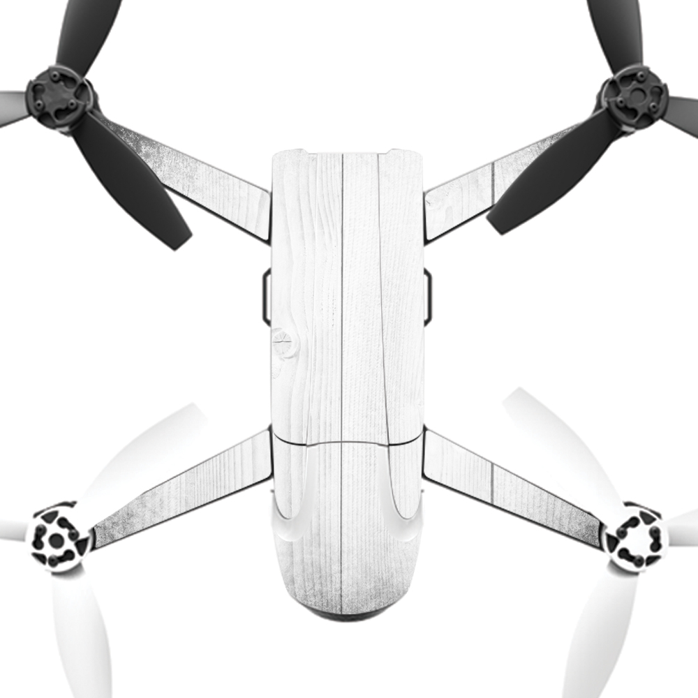 PABEBOP2-White Wood Skin Decal Wrap for Parrot Bebop 2 Quadcopter Drone - White Wood -  MightySkins