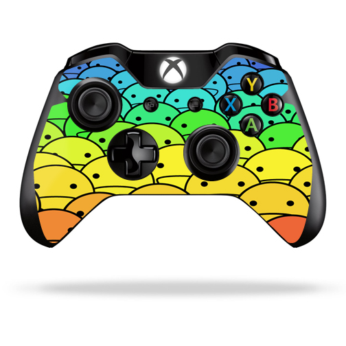 MIXBONCO-Happy Faces Skin Decal Wrap for Microsoft Xbox One & One S Controller Sticker - Happy Faces -  MightySkins