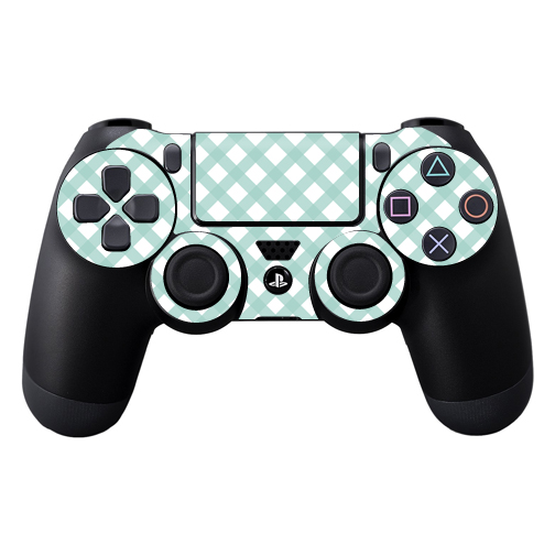 Picture of MightySkins SOPS4CO-Aqua Picnic Skin Decal Wrap for Sony PlayStation Dual Shock 4 Controller - Aqua Picnic