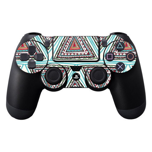 Picture of MightySkins SOPS4CO-Aztec Pyramids Skin Decal Wrap for Sony PlayStation Dual Shock 4 Controller - Aztec Pyramids