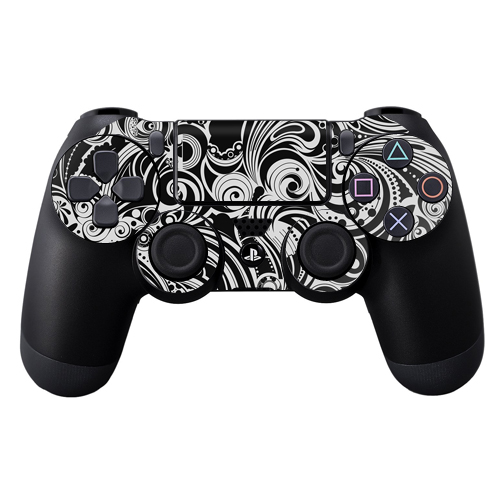 Picture of MightySkins SOPS4CO-Black Vintage Skin Decal Wrap for Sony PlayStation Dual Shock 4 Controller - Black Vintage